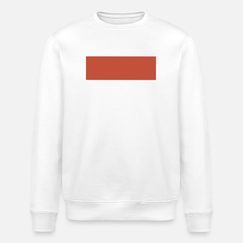 Motif abstrait de tons de terre - Sweat bio ROLLER Stanley/Stella Unisexe - blanc