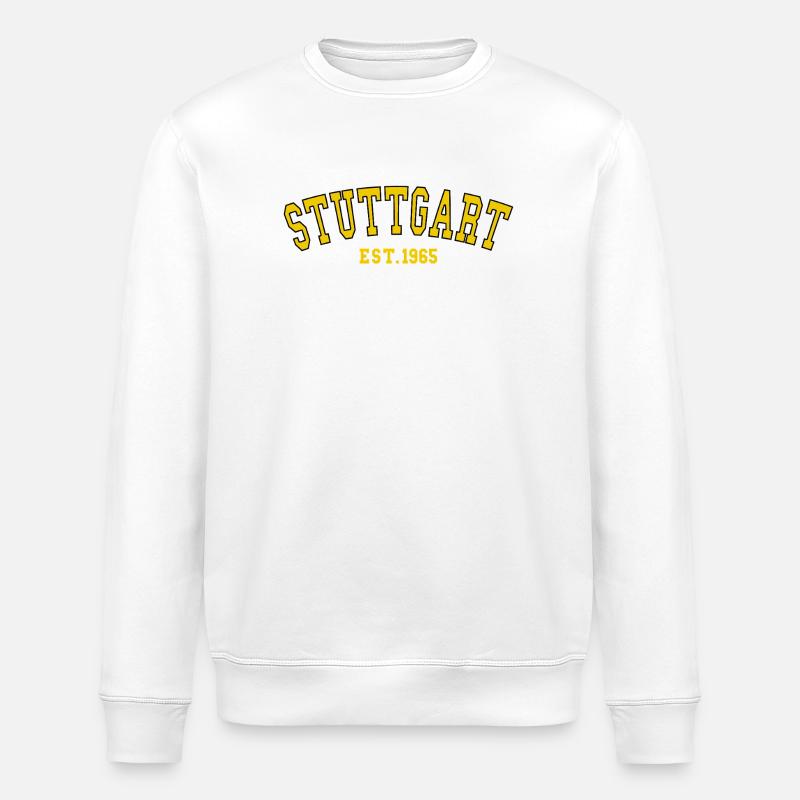 Stuttgart Est. 1965 - Sweat bio ROLLER Stanley/Stella Unisexe - blanc