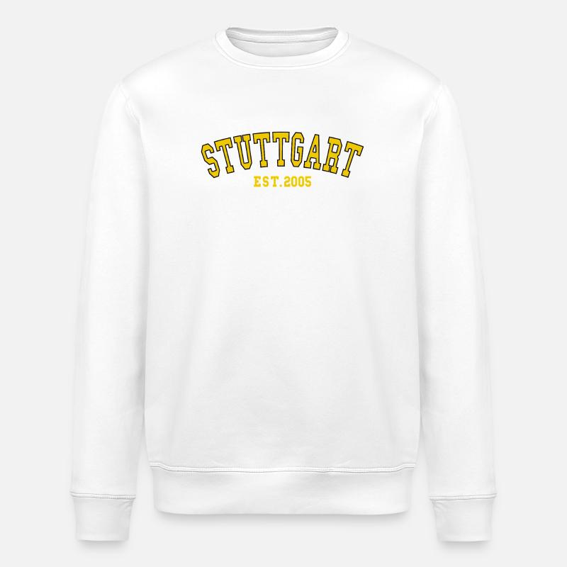 Stuttgart Est. 2005 - Sweat bio ROLLER Stanley/Stella Unisexe - blanc
