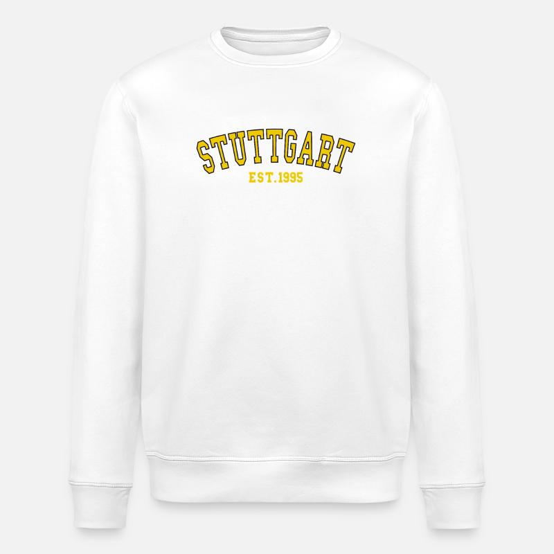 Stuttgart Est. 1995 - Sweat bio ROLLER Stanley/Stella Unisexe - blanc