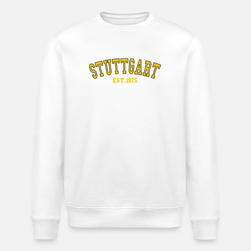 Stuttgart Est. 1975 - Sweat bio ROLLER Stanley/Stella Unisexe - blanc