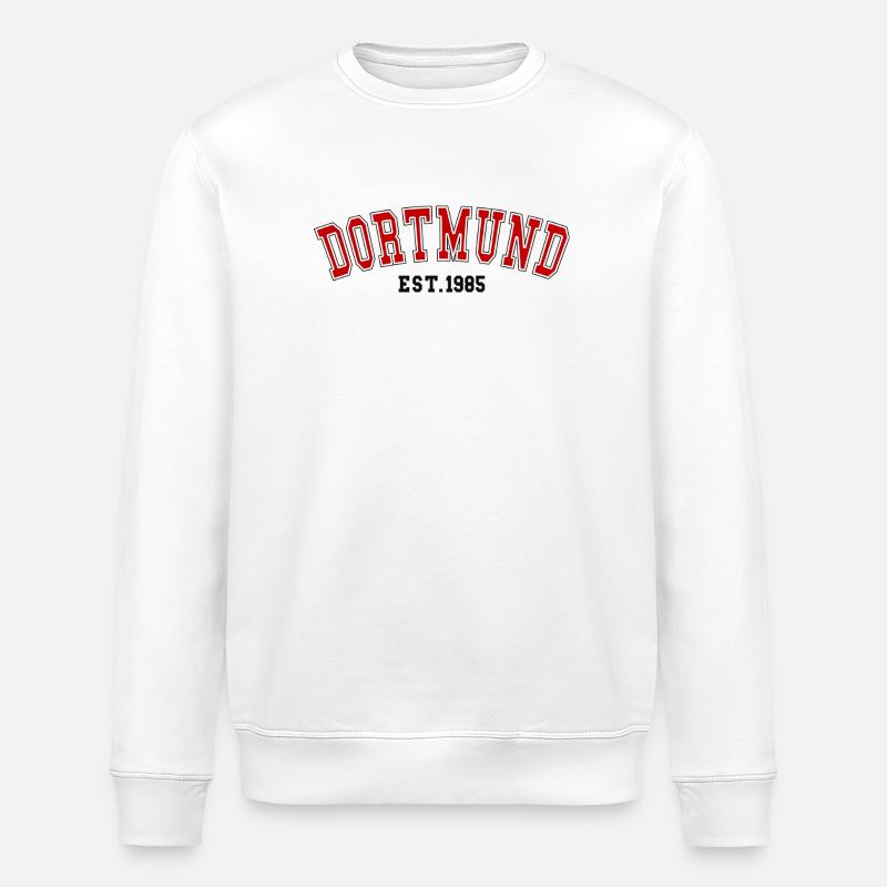 Dortmund Est. 1985 - Stanley/Stella ROLLER Unisex Organic Sweatshirt - white