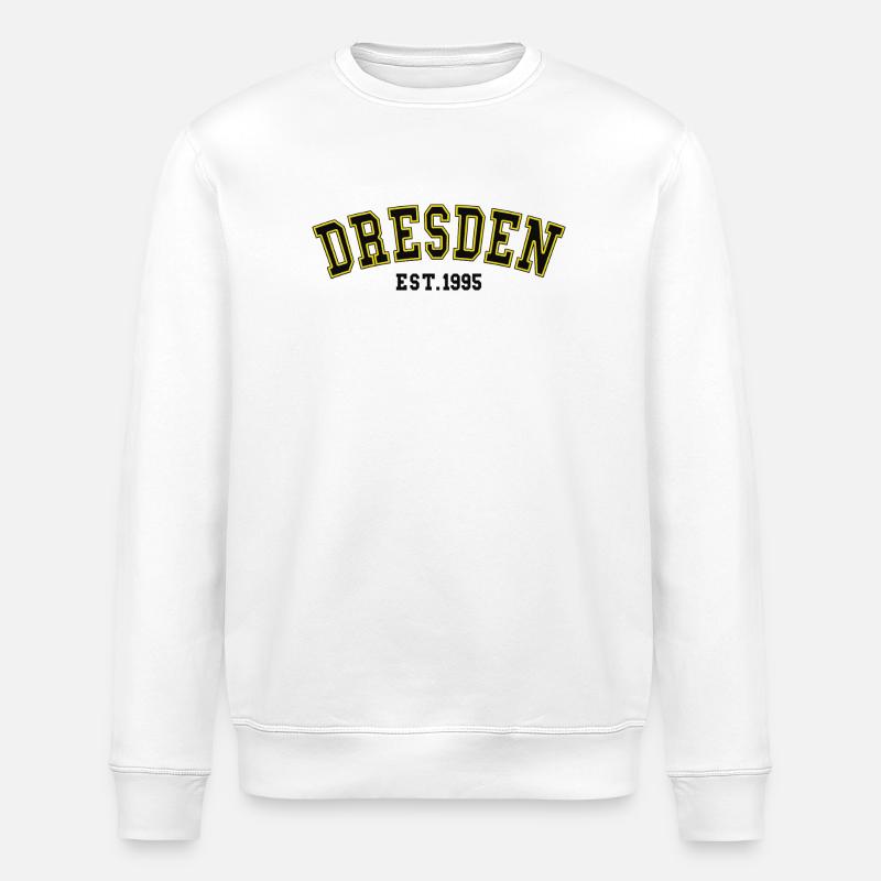 Dresden Est. 1995 - Stanley/Stella Unisex Bio-Sweatshirt ROLLER - Weiß