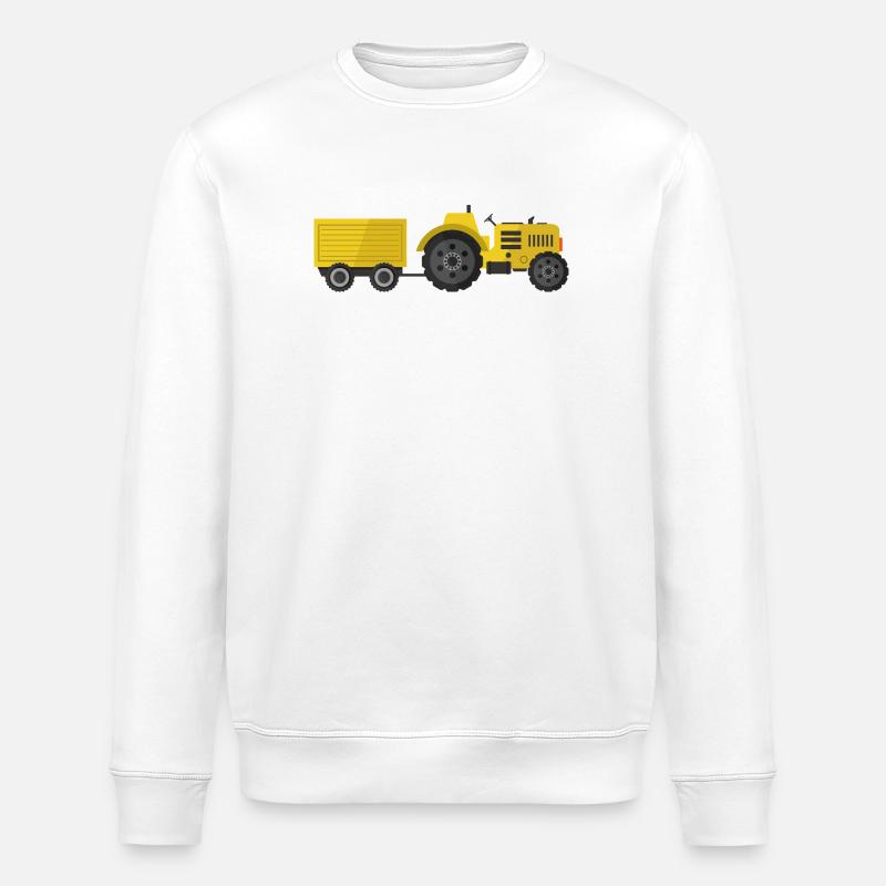 Traktor - Stanley/Stella Unisex Bio-Sweatshirt ROLLER - Weiß