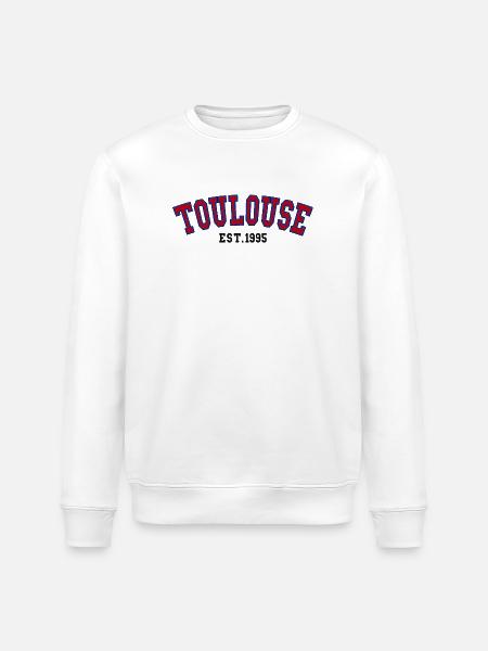 Toulouse Est. 1995 - Stanley/Stella Unisex Bio-Sweatshirt ROLLER - Weiß