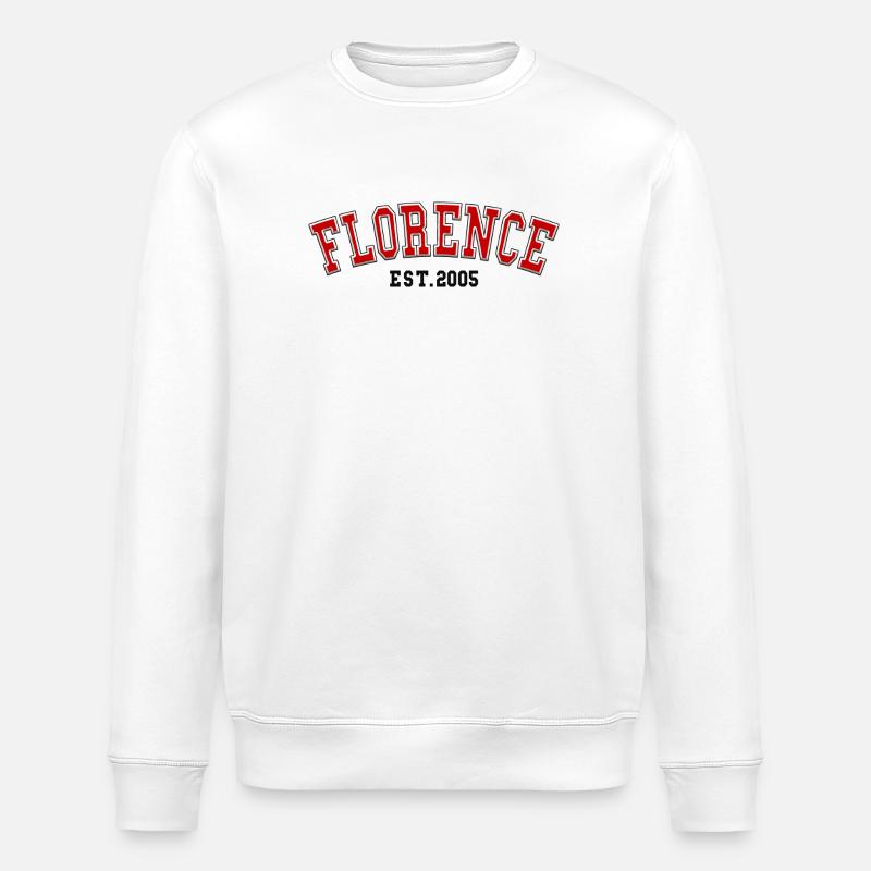 Florence Est. 2005 - Sweat bio ROLLER Stanley/Stella Unisexe - blanc