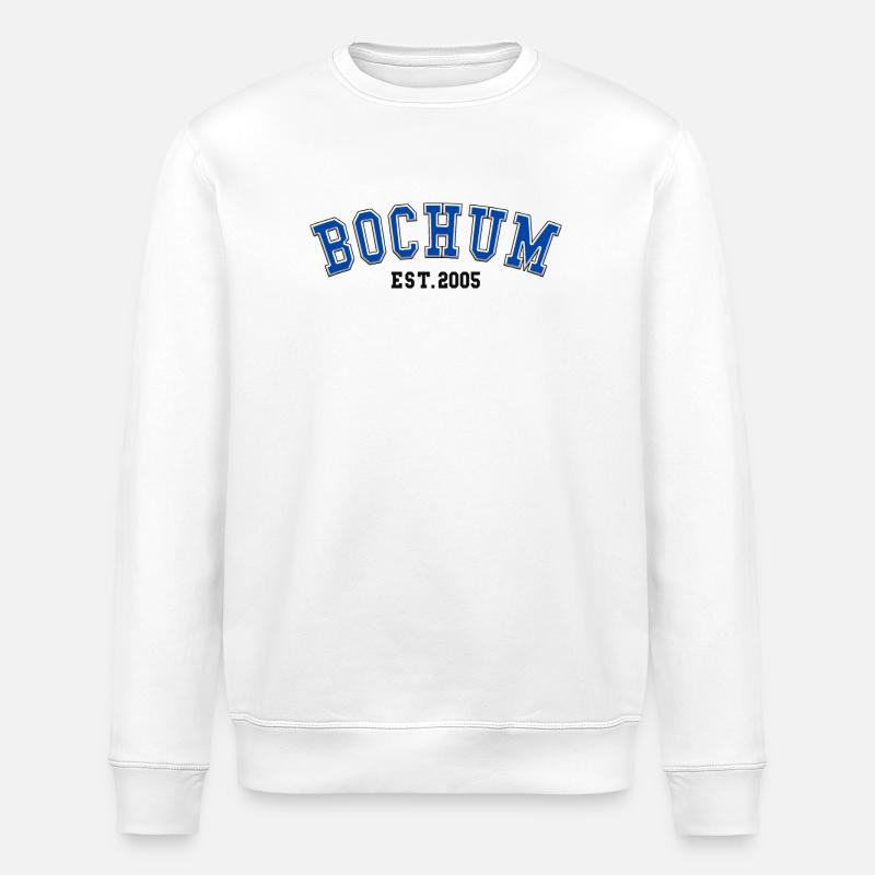 Bochum Est. 2005 - Stanley/Stella Unisex Bio-Sweatshirt ROLLER - Weiß