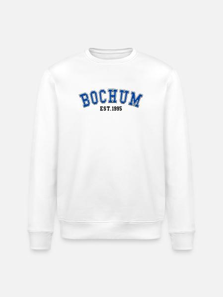 Bochum Est. 1995 - Stanley/Stella Unisex Bio-Sweatshirt ROLLER - Weiß