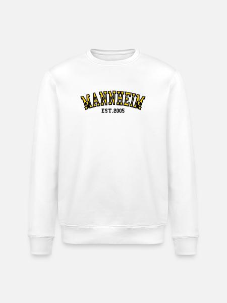 Mannheim Est 2005 - Stanley/Stella ROLLER Unisex Organic Sweatshirt - white