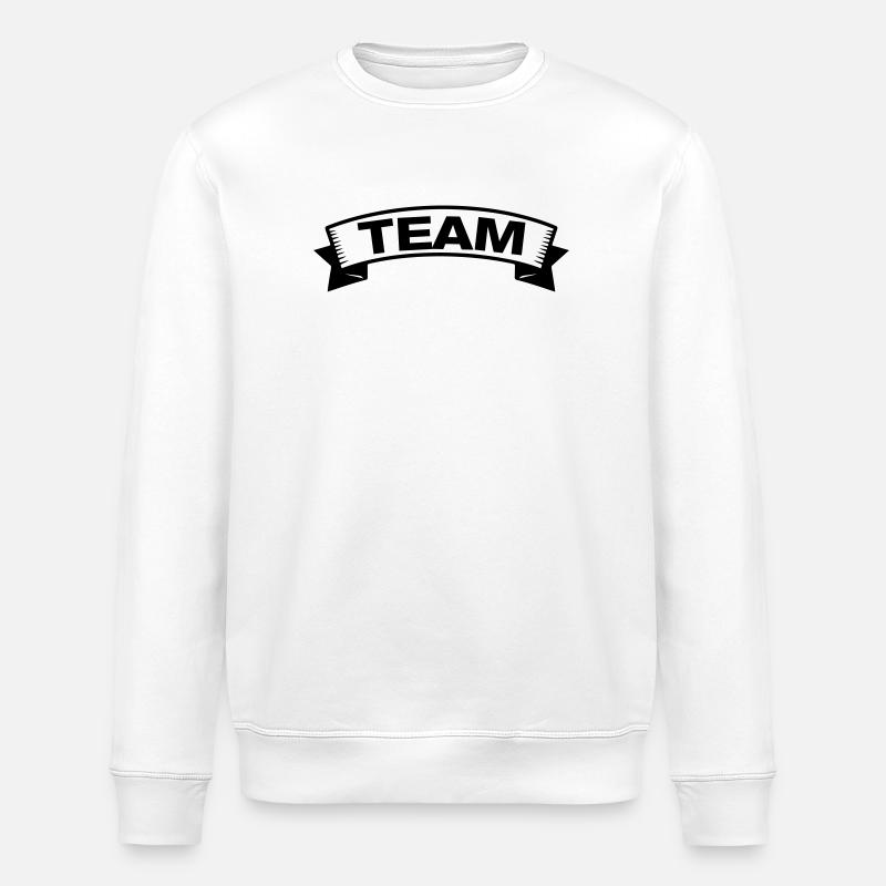 Équipe Banderole - Sweat bio ROLLER Stanley/Stella Unisexe - blanc