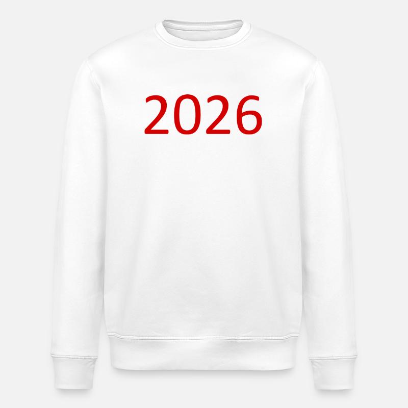 Numéro Rouge 2026 - Sweat bio ROLLER Stanley/Stella Unisexe - blanc