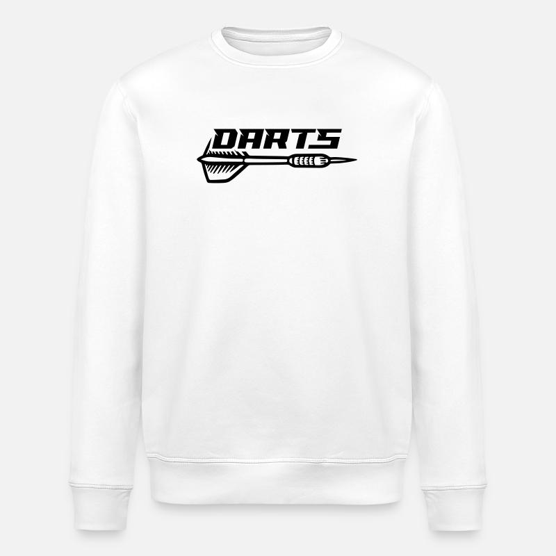 Dartpfeil Darts - Stanley/Stella Unisex Bio-Sweatshirt ROLLER - Weiß