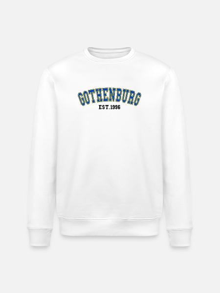 Gothenburg Est. 1996 - Stanley/Stella ROLLER Unisex Organic Sweatshirt - white