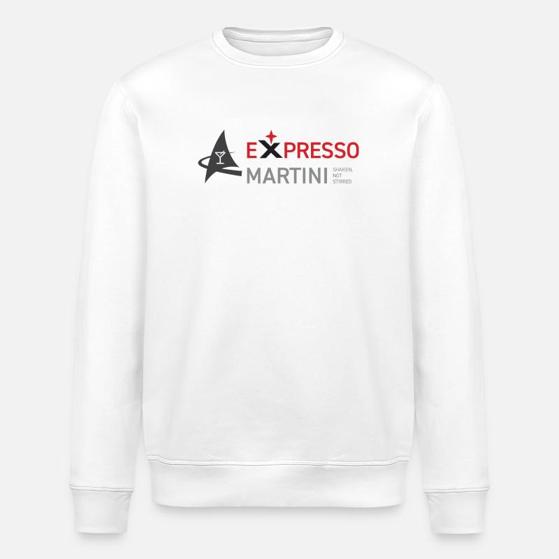 EXPRESSO Martini - Stanley/Stella ROLLER Unisex Organic Sweatshirt - white