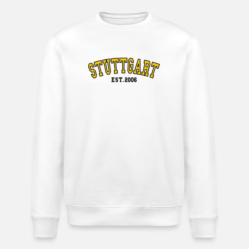 Stuttgart gegründet 2006 - Stanley/Stella Unisex Bio-Sweatshirt ROLLER - Weiß