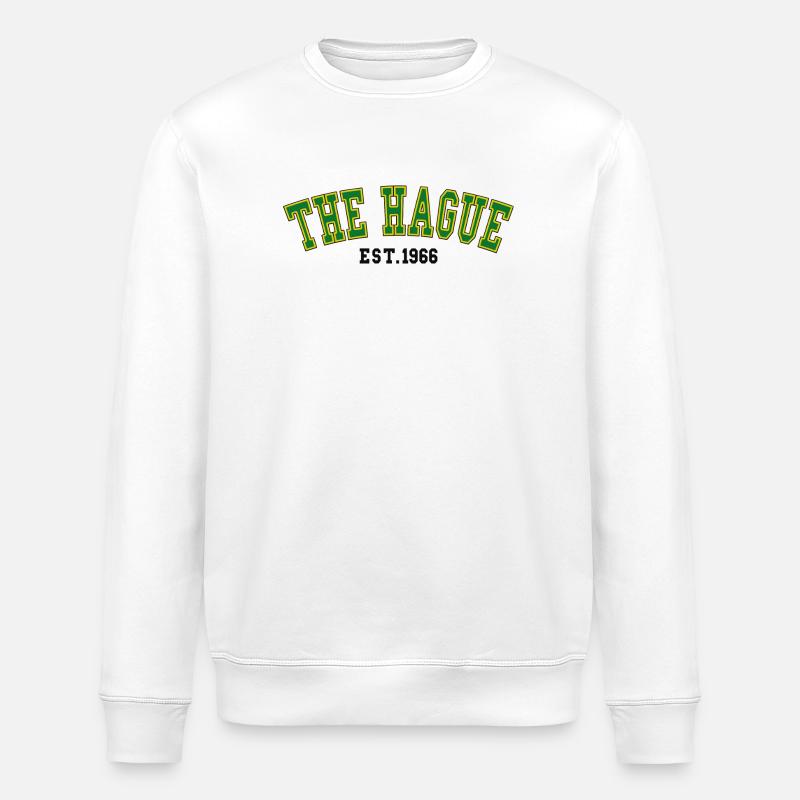 The Hague Est. 1966 - Stanley/Stella ROLLER Unisex Organic Sweatshirt - white