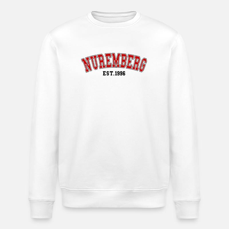 Nürnberg gegründet 1996 - Stanley/Stella Unisex Bio-Sweatshirt ROLLER - Weiß