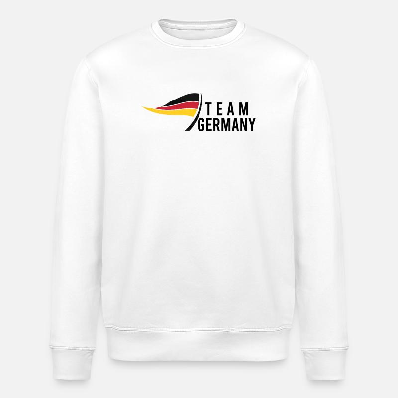 Team Germany - Stanley/Stella Unisex Bio-Sweatshirt ROLLER - Weiß