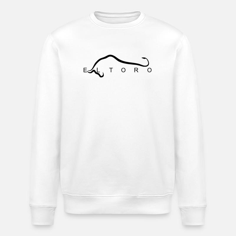El Toro - Stanley/Stella Unisex Bio-Sweatshirt ROLLER - Weiß