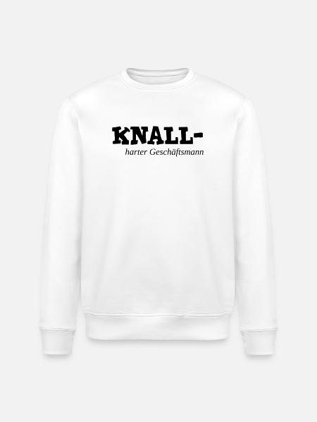 tough businessman - Stanley/Stella ROLLER Unisex Organic Sweatshirt - white