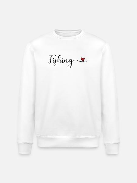 Pêche - Sweat bio ROLLER Stanley/Stella Unisexe - blanc