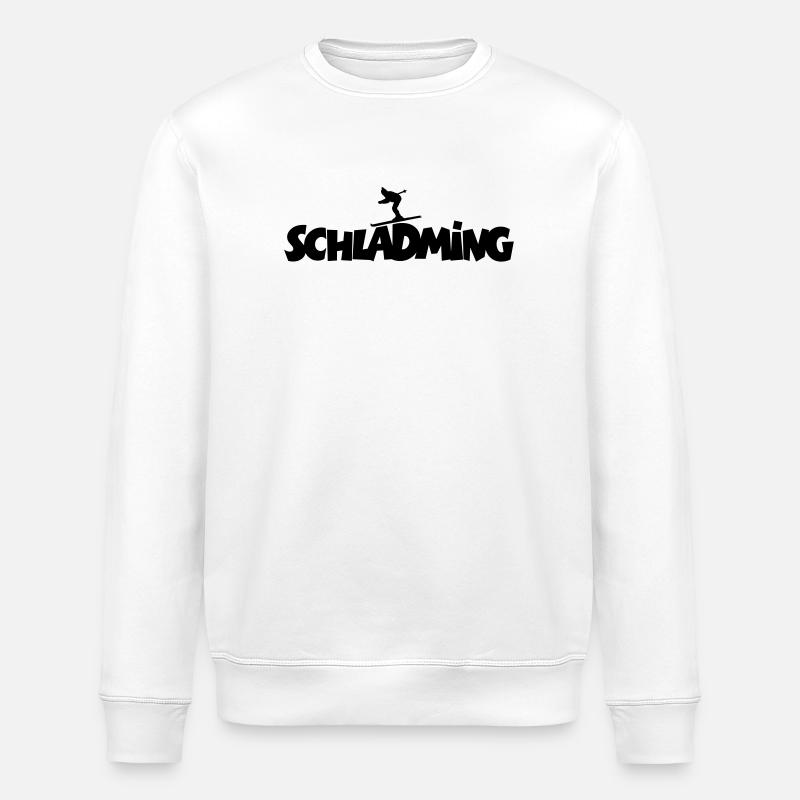 Schladming Ski (M) - Sweat bio ROLLER Stanley/Stella Unisexe - blanc