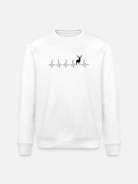 Please Upload Design Image - Stanley/Stella ROLLER Unisex Organic Sweatshirt - white