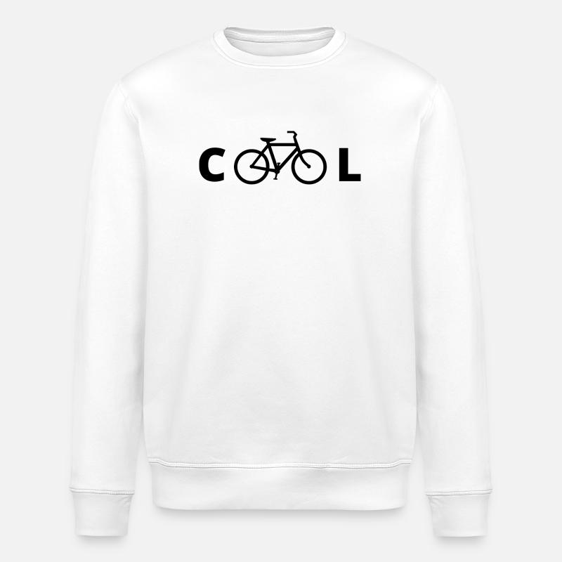 Vélo cool - Sweat bio ROLLER Stanley/Stella Unisexe - blanc