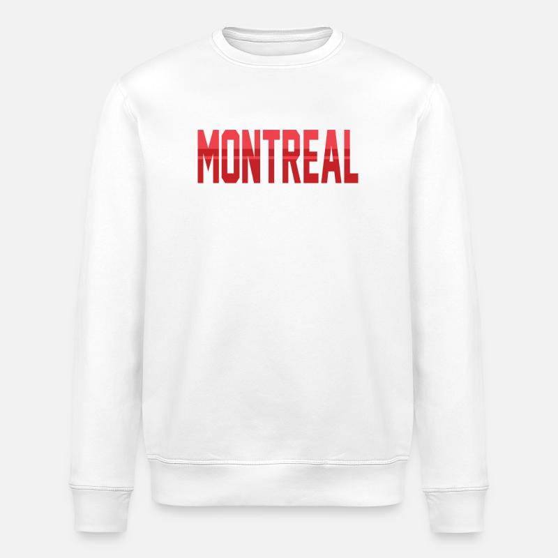 Montreal - Stanley/Stella Unisex Bio-Sweatshirt ROLLER - Weiß