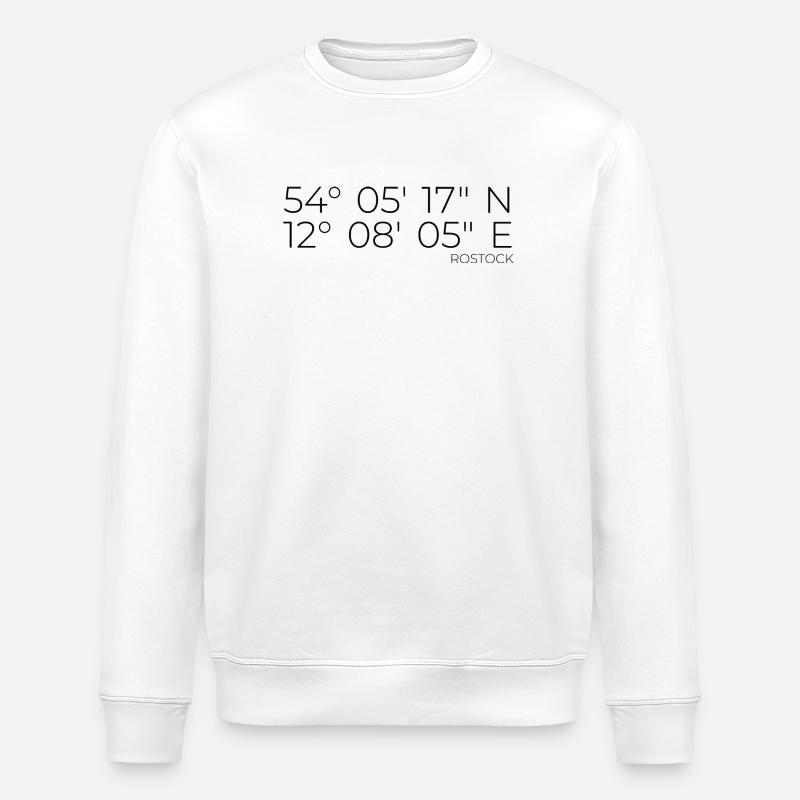 coordinates Rostock - Stanley/Stella ROLLER Unisex Organic Sweatshirt - white