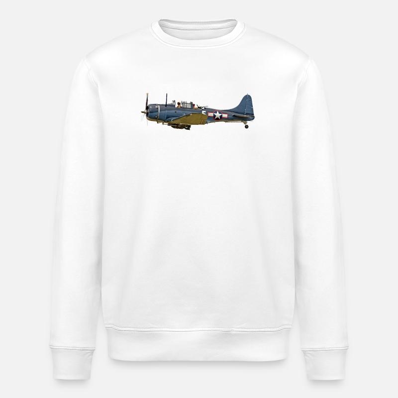 SBD Dauntless - Sweat bio ROLLER Stanley/Stella Unisexe - blanc