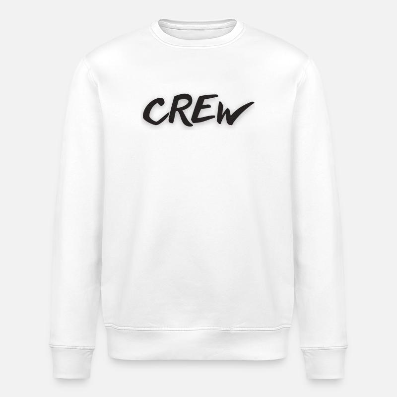 crew - Stanley/Stella ROLLER Unisex Organic Sweatshirt - white
