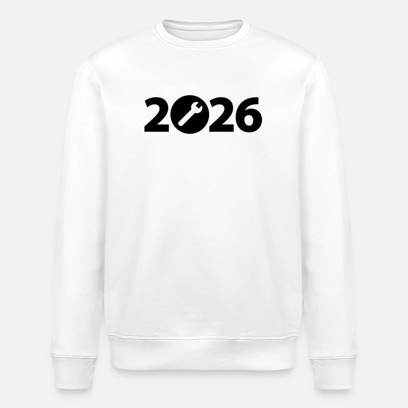 Constructeur 2026, Rénovation 2026, Artisan 2026 - Sweat bio ROLLER Stanley/Stella Unisexe - blanc