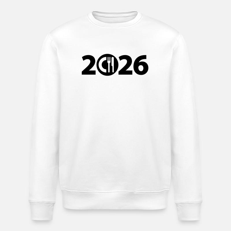 Chef 2026, Chef 2026, Restaurant 2026 - Sweat bio ROLLER Stanley/Stella Unisexe - blanc