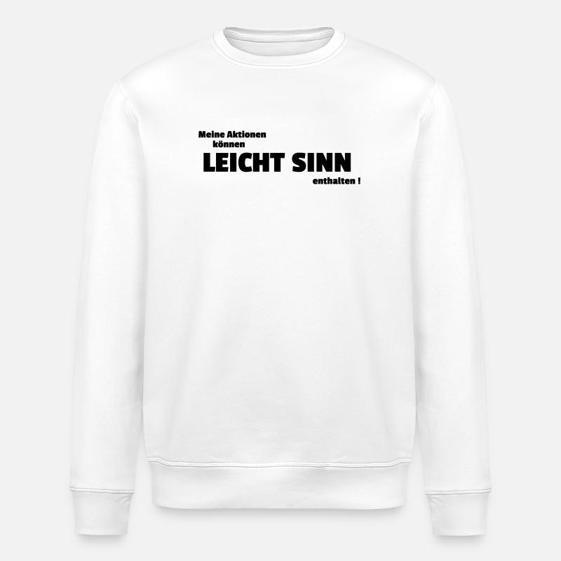 Sens de la lumière - Sweat bio ROLLER Stanley/Stella Unisexe - blanc