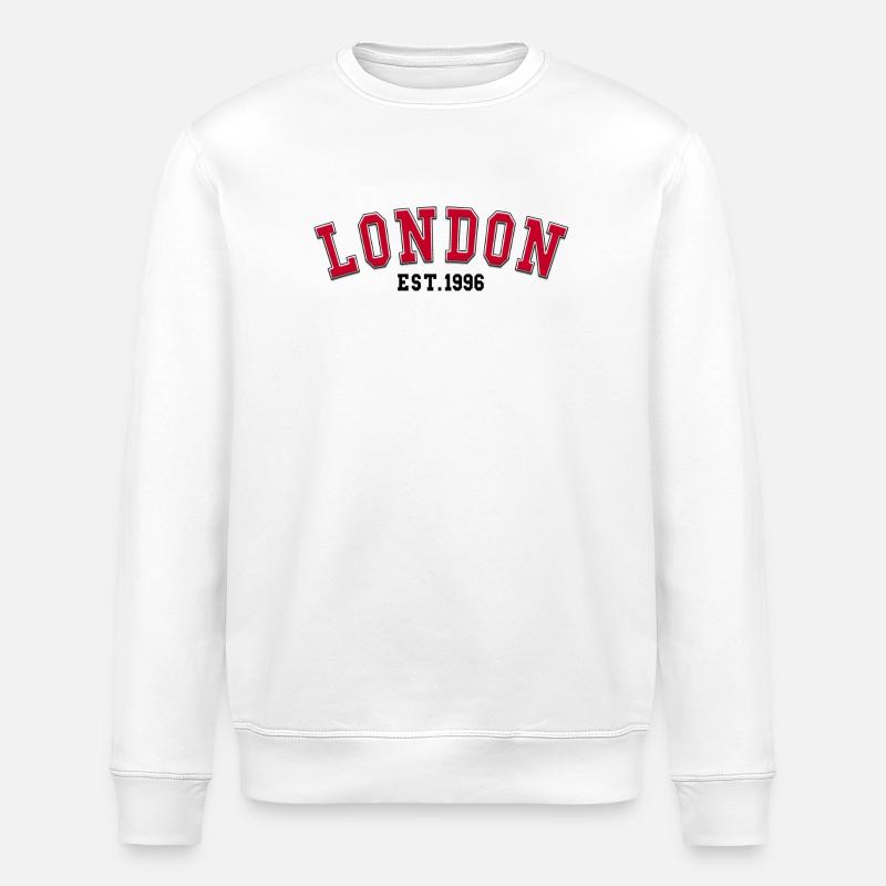 Londres Fondée en 1996 - Sweat bio ROLLER Stanley/Stella Unisexe - blanc
