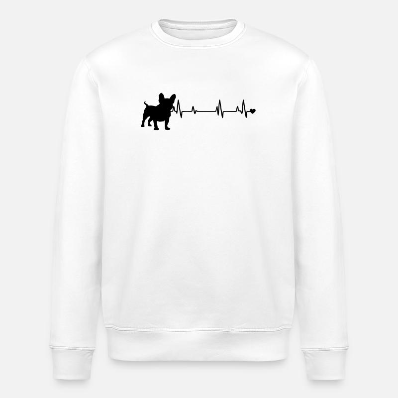 Chien - Sweat bio ROLLER Stanley/Stella Unisexe - blanc