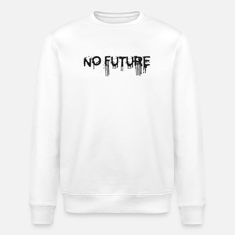 NO FUTURE - Stanley/Stella Unisex Bio-Sweatshirt ROLLER - Weiß