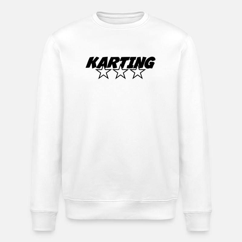 Karting - Stanley/Stella Unisex Bio-Sweatshirt ROLLER - Weiß