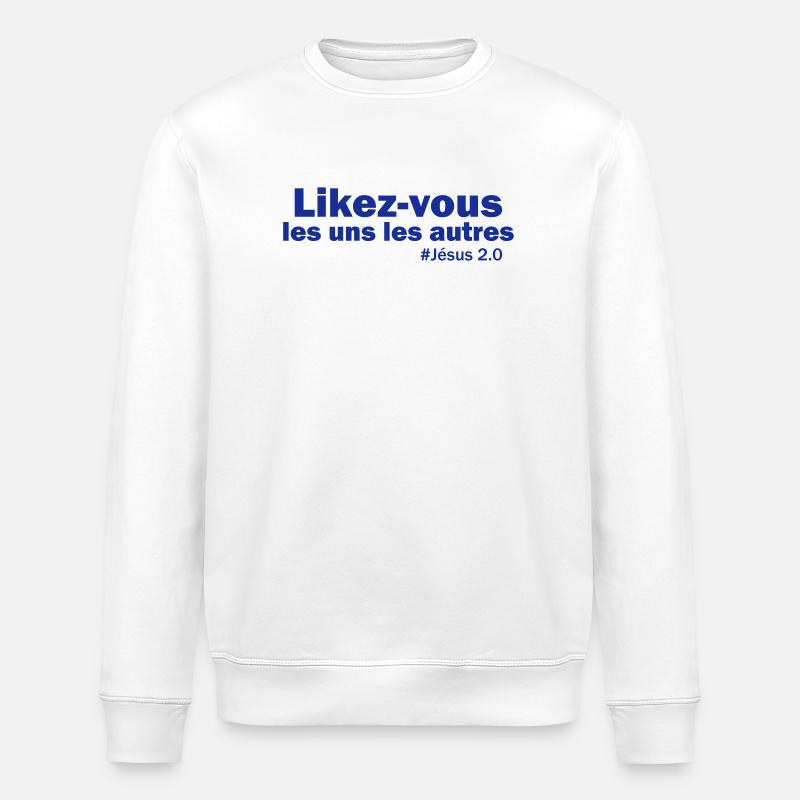 Likez-vous - Sweat bio ROLLER Stanley/Stella Unisexe - blanc