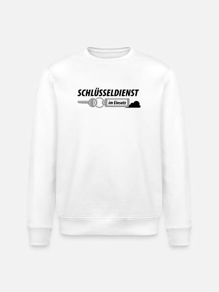 Schlüsseldienst im Einsatz - Stanley/Stella Unisex Bio-Sweatshirt ROLLER - Weiß