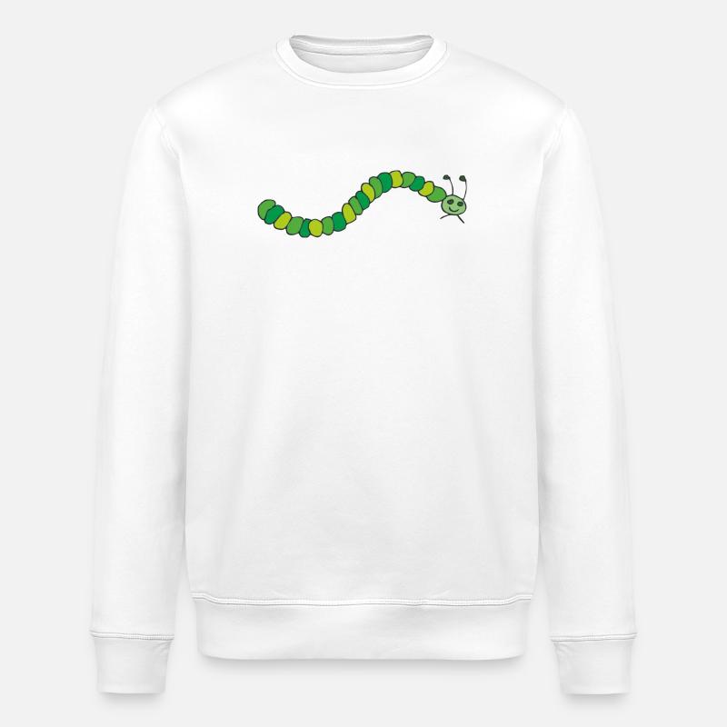 raupe - Stanley/Stella Unisex Bio-Sweatshirt ROLLER - Weiß