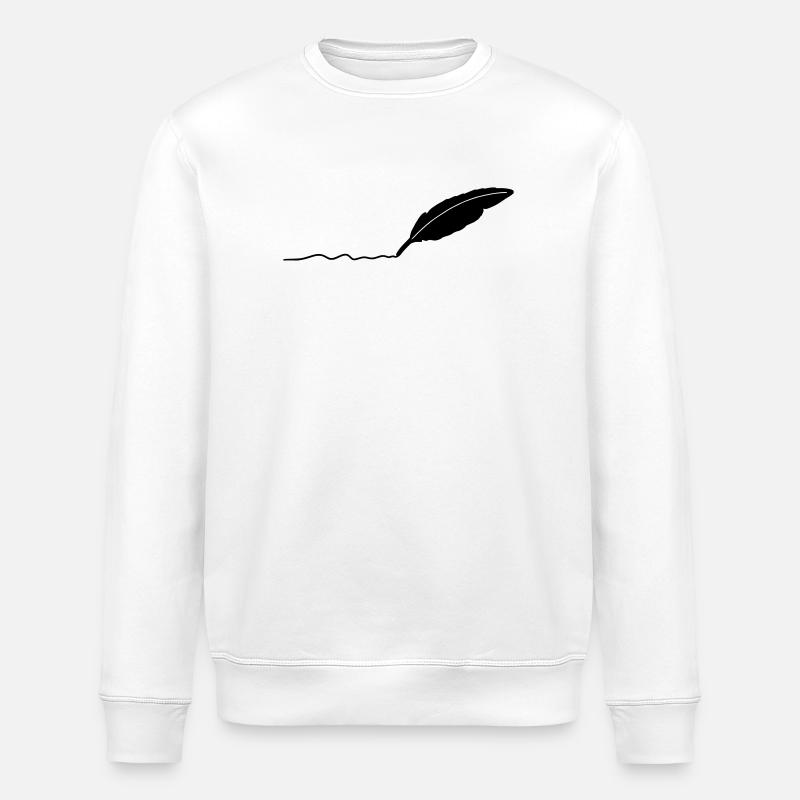 stylo à écrire - Sweat bio ROLLER Stanley/Stella Unisexe - blanc