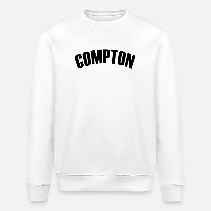 Compton Shirt - Stanley/Stella ROLLER Unisex Organic Sweatshirt - white