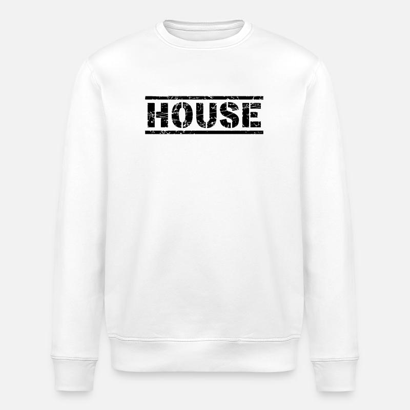 House - Stanley/Stella Unisex Bio-Sweatshirt ROLLER - Weiß