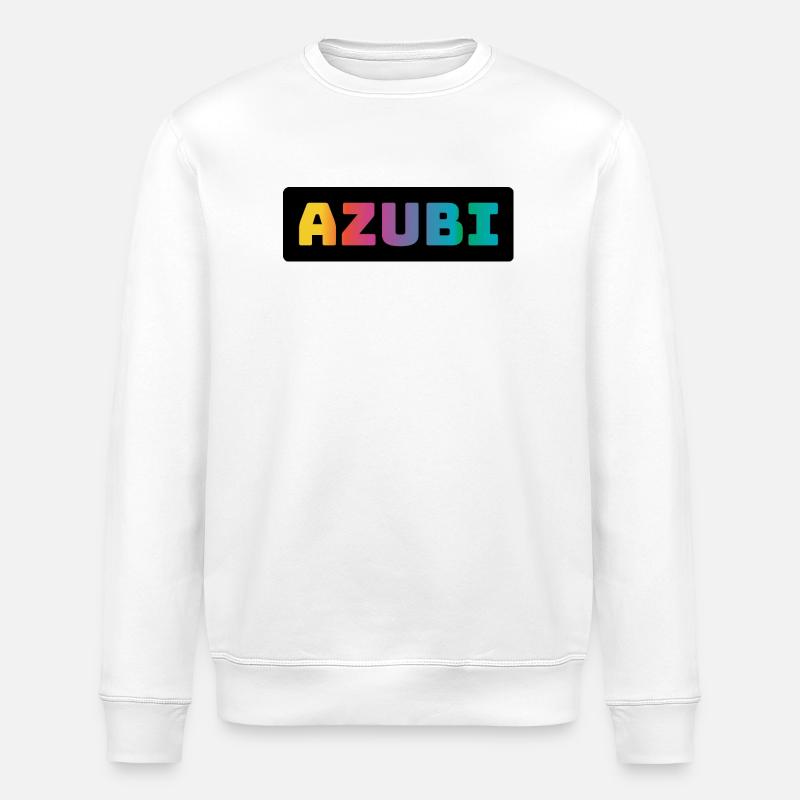 Azubi Tshirt coloured black - Stanley/Stella Unisex Bio-Sweatshirt ROLLER - Weiß
