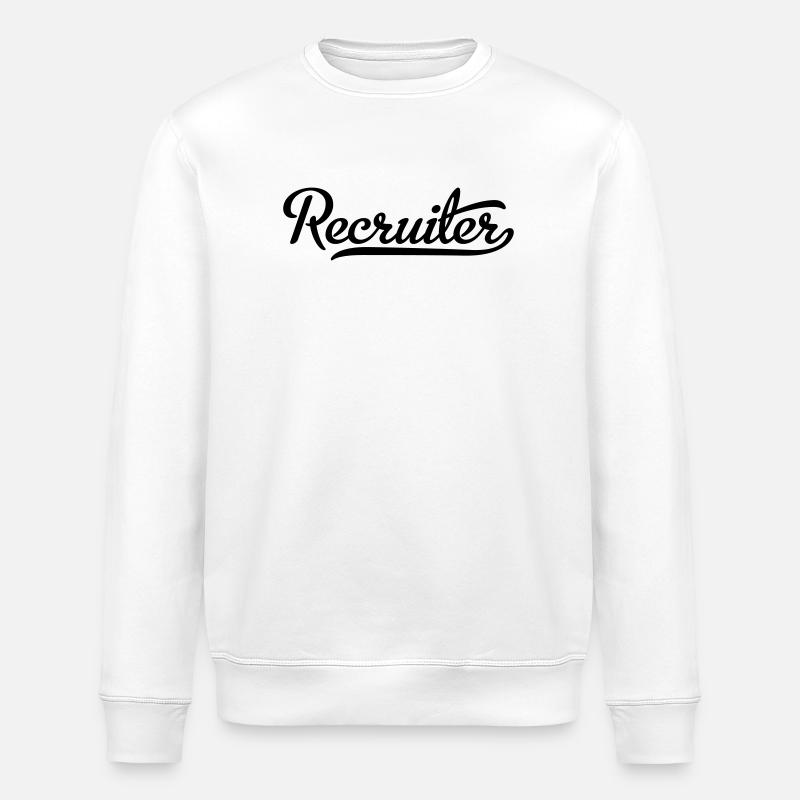 Recruteur - Sweat bio ROLLER Stanley/Stella Unisexe - blanc