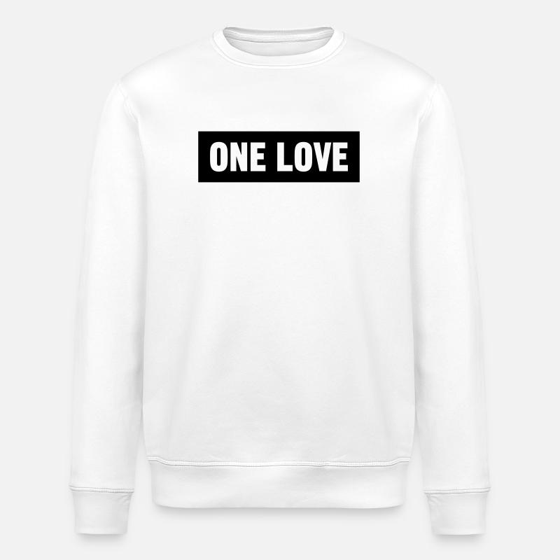Un seul amour - Sweat bio ROLLER Stanley/Stella Unisexe - blanc