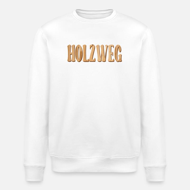 HOLZWEG - Irrtum - Stanley/Stella Unisex Bio-Sweatshirt ROLLER - Weiß
