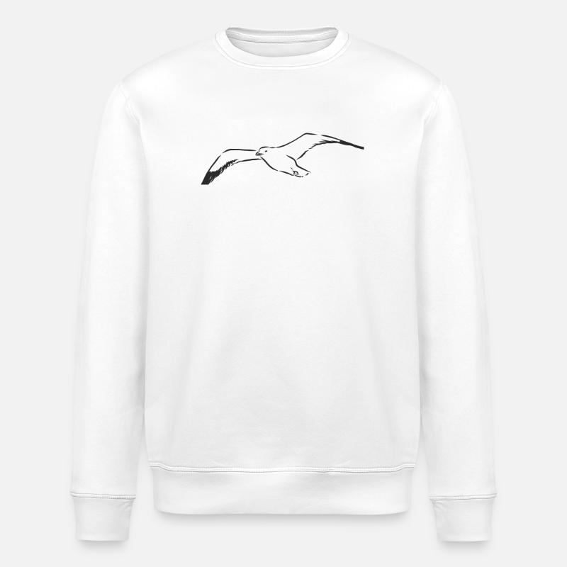 Conception d’oiseau - Sweat bio ROLLER Stanley/Stella Unisexe - blanc